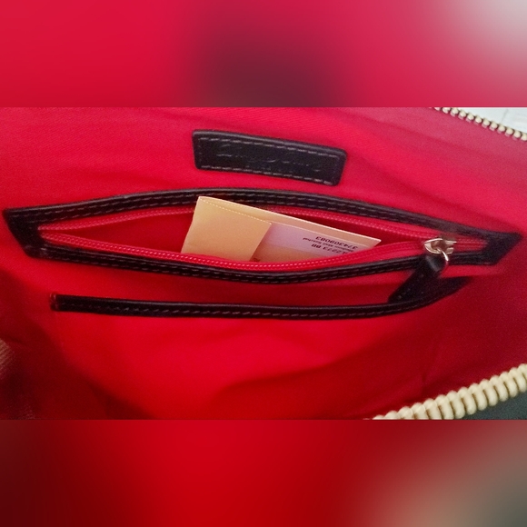 New Dooney Bourke Florentine Leather Medium Mail Satchel Black - Picture 2 of 10